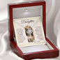 To My Daughter | I Believe in You | Dad | Love Knot Necklace - ALL4THEGIFTOFIT