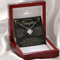 To My Beautiful Daughter | You Are Always In My Heart | Love Knot Necklace - ALL4THEGIFTOFIT