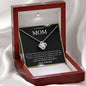 To My Beautiful Mom | Forever and Always - Son | Love Knot Necklace - Gift for Mother's Day, Birthday, Holidays - ALL4THEGIFTOFIT