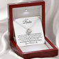 To My Bestie | The Best Friend a Girl Could Have | Love Knot Necklace - ALL4THEGIFTOFIT