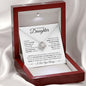 To My Beautiful Daughter | I Love You Always | Love Knot Necklace - ALL4THEGIFTOFIT