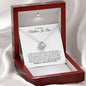 To The Best Mother-In-Law | Lucky and Blessed | Love Knot Necklace - Gift for Mother's Day, Wedding, Birthday, Holidays - ALL4THEGIFTOFIT