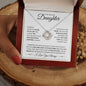 To My Beautiful Daughter | I Love You Always | Love Knot Necklace - ALL4THEGIFTOFIT