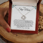 To My Step Mom | Thank You for Loving Me | Love Knot Necklace - Gift for Mother's Day, Birthdays, Holidays - ALL4THEGIFTOFIT
