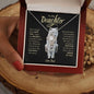 To My Daughter | Never Forget That I Love You | Love Knot Necklace - ALL4THEGIFTOFIT