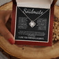 To My Soulmate | The Love of My Life, My Everything | Love Knot Necklace - Gift for Wife, Fiance, Girlfriend - ALL4THEGIFTOFIT