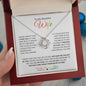 to My Beautiful Wife | You Are My Love | Love Knot Necklace - Gift for Soulmate, Birthday, Anniversary - ALL4THEGIFTOFIT