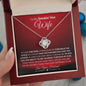 To My Smokin' Hot Wife | Through My Eyes | Love Knot Necklace - Gift for Soulmate - ALL4THEGIFTOFIT