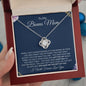 To My Bonus Mom | Life Gave Me the Gift of You | Love Knot Necklace - Gift for Mother's Day, Birthdays, Just Because, Holidays - ALL4THEGIFTOFIT