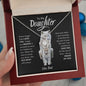 To My Daughter | I Will Always Have Your Back | Love Knot Necklace - ALL4THEGIFTOFIT