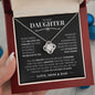 To Our Daughter - We Believe In You | Love, Mom & Dad | Love Knot Necklace - ALL4THEGIFTOFIT