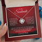 To My Soulmate | My Life, My Love, My Best Friend | Love Knot Necklace - Gift for Wife, Fiance, Girlfriend - ALL4THEGIFTOFIT