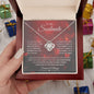 To My Soulmate | My Life, My Love, My Best Friend | Love Knot Necklace - Gift for Wife, Fiance, Girlfriend - ALL4THEGIFTOFIT