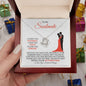 To My Soulmate | You're My Everything | Love Knot Necklace - Gift for Wife, Fiancée, Girlfriend - ALL4THEGIFTOFIT