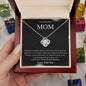 To My Beautiful Mom | Forever and Always - Son | Love Knot Necklace - Gift for Mother's Day, Birthday, Holidays - ALL4THEGIFTOFIT