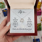 Life is... | Love Knot Necklace - Gift for Easter, Confirmation, Holidays, Birthdays - ALL4THEGIFTOFIT