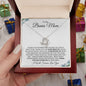 To My Bonus Mom | Thank You for Loving Me | Love Knot Necklace - Gift for Mother's Day, Birthdays, Holidays - ALL4THEGIFTOFIT