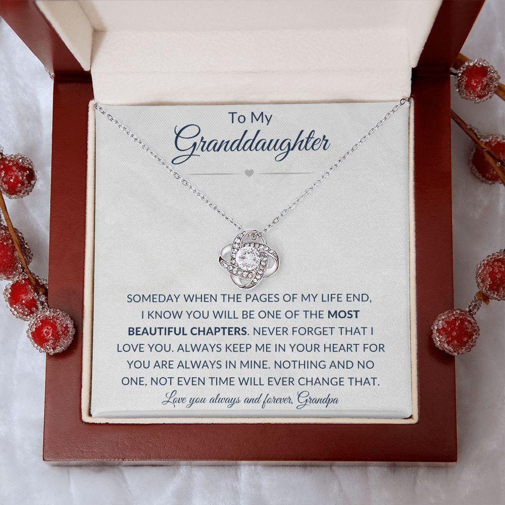 To My Granddaughter | Love You Always & Forever, Grandpa - ALL4THEGIFTOFIT