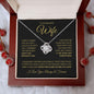 To My Beautiful Wife | Can't Live Without You | Love Knot Necklace - Gift for Soulmate - ALL4THEGIFTOFIT