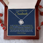 To My Smokin' Hot Soulmate | Through My Eyes | Love Knot Necklace - Gift for Wife, Fiance, Girlfriend - ALL4THEGIFTOFIT