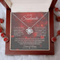 To My Soulmate | My Life, My Love, My Best Friend | Love Knot Necklace - Gift for Wife, Fiance, Girlfriend - ALL4THEGIFTOFIT