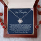 To My Step Daughter | Life Gave Me the Gift of You | Love Knot Necklace - ALL4THEGIFTOFIT