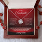 To My Soulmate | My Life, My Love, My Best Friend | Love Knot Necklace - Gift for Wife, Fiance, Girlfriend - ALL4THEGIFTOFIT
