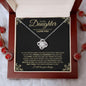 To My Daughter | I Believe In You | Love Knot Necklace - ALL4THEGIFTOFIT