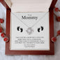 To My Mommy | Close To Your Heart | Love Knot Necklace - Gift for Wife, Soulmate, Fiancée , Girlfriend - ALL4THEGIFTOFIT
