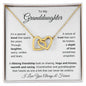 To My Granddaughter | I Love You Always | Interlocking Hearts Necklace - Gift for Birthday, Holidays, Just Because - ALL4THEGIFTOFIT