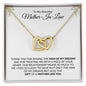 To My Beautiful Mother-In-Law | Gift of You | Interlocking Hearts Necklace - Gift for Mother's Day, Wedding, Birthday, Holidays - ALL4THEGIFTOFIT