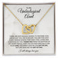 To My Unbiological Aunt | Life Gave Me the Gift of You | Interlocking Hearts Necklace - ALL4THEGIFTOFIT