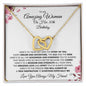 To An Amazing Woman On Her 30th Birthday | Interlocking Hearts Necklace - ALL4THEGIFTOFIT