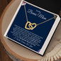 To My Bonus Mom | Life Gave Me the Gift of You | Interlocking Hearts Necklace - ALL4THEGIFTOFIT