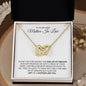 To My Beautiful Mother-In-Law | Gift of You | Interlocking Hearts Necklace - Gift for Mother's Day, Wedding, Birthday, Holidays - ALL4THEGIFTOFIT