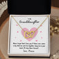 To My Granddaughter | Never Forget That I Love You - Nana | Interlocking Hearts Necklace - Gift for Birthdays, Graduation, Holidays - ALL4THEGIFTOFIT