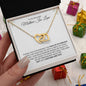 To My Beautiful Mother-In-Law | Gift of You | Interlocking Hearts Necklace - Gift for Mother's Day, Wedding, Birthday, Holidays - ALL4THEGIFTOFIT