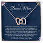 To My Bonus Mom | Life Gave Me the Gift of You | Interlocking Hearts Necklace - ALL4THEGIFTOFIT