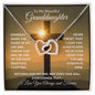 To My Beautiful Granddaughter | Forever in My Heart | Interlocking Hearts Necklace - Gift for Birthday, Confirmation, Holidays - ALL4THEGIFTOFIT