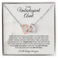 To My Unbiological Aunt | Life Gave Me the Gift of You | Interlocking Hearts Necklace - ALL4THEGIFTOFIT