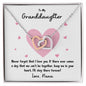 To My Granddaughter | Never Forget That I Love You - Nana | Interlocking Hearts Necklace - Gift for Birthdays, Graduation, Holidays - ALL4THEGIFTOFIT