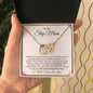 To My Step Mom | Life Gave Me the Gift of You | Interlocking Hearts Necklace - Gift for Mother's Day, Birthdays, Holidays - ALL4THEGIFTOFIT