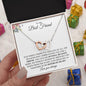 To My Best Friend | We are Sisters by Heart | Interlocking Hearts Necklace - ALL4THEGIFTOFIT