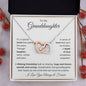 To My Granddaughter | I Love You Always | Interlocking Hearts Necklace - Gift for Birthday, Holidays, Just Because - ALL4THEGIFTOFIT