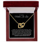 To The Best Mother-In-Law | Lucky and Blessed | Interlocking Hearts Necklace - Gift for Mother's Day, Wedding, Birthday, Holidays - ALL4THEGIFTOFIT
