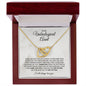 To My Unbiological Aunt | Life Gave Me the Gift of You | Interlocking Hearts Necklace - ALL4THEGIFTOFIT