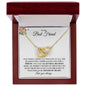 To My Best Friend | We are Sisters by Heart | Interlocking Hearts Necklace - ALL4THEGIFTOFIT