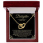 To My Daughter | I Believe In You | Interlocking Hearts Necklace - ALL4THEGIFTOFIT