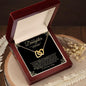 To My Daughter | I Believe In You | Interlocking Hearts Necklace - ALL4THEGIFTOFIT