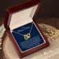 To My Bonus Mom | Life Gave Me the Gift of You | Interlocking Hearts Necklace - ALL4THEGIFTOFIT